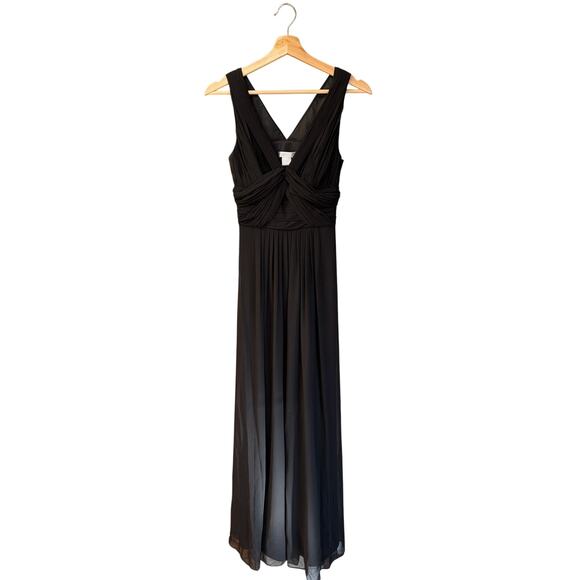 Ann Taylor Dresses & Skirts - New! Ann Taylor Black Formal Empire Long Gown 0 Dress Cocktail Black Tie